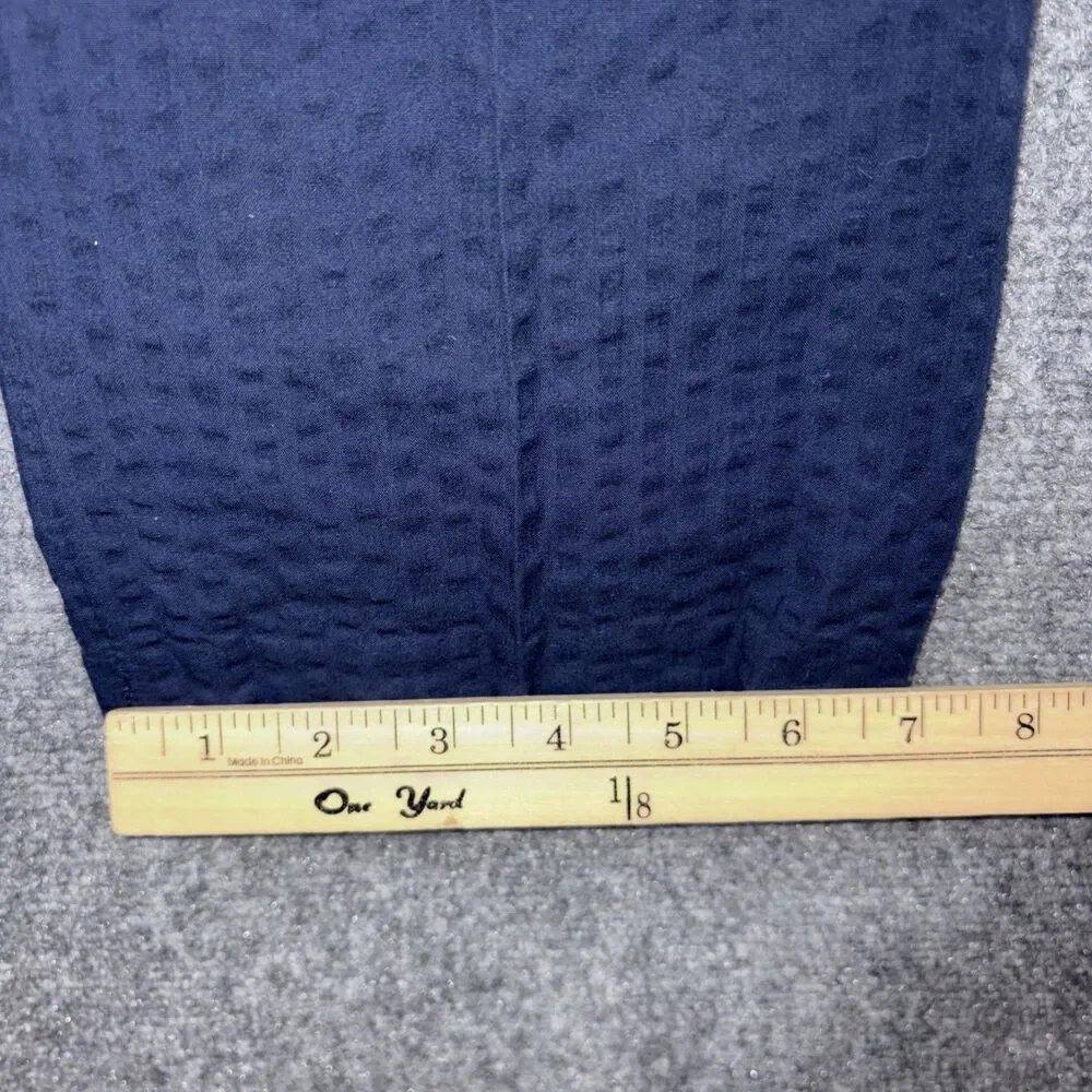 J by J.CREW Pants Mens Size 29 X 32 Blue Seersucker Slim Casual Tapered